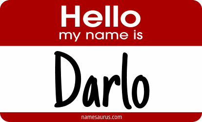 Hello my name is Darlo png download