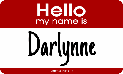 Hello my name is Darlynne png download