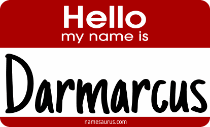 Hello my name is Darmarcus png download