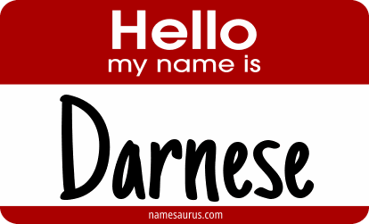 Hello my name is Darnese png download