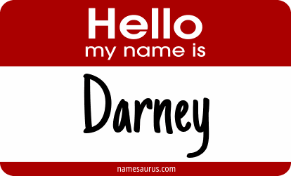 Hello my name is Darney png download