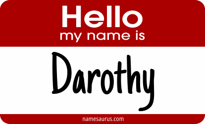 Hello my name is Darothy png download