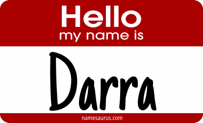 Hello my name is Darra png download
