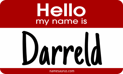 Hello my name is Darreld png download