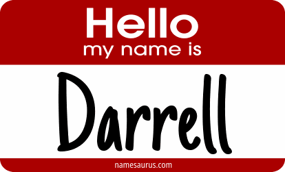 Hello my name is Darrell png download