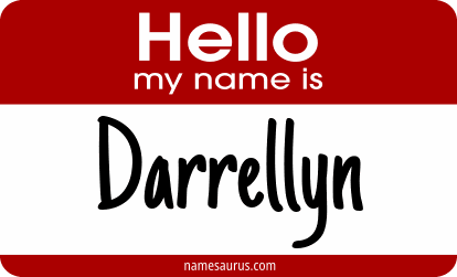 Hello my name is Darrellyn png download
