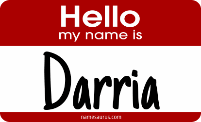Hello my name is Darria png download