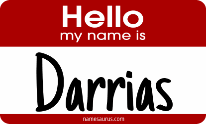 Hello my name is Darrias png download