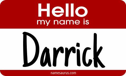 Hello my name is Darrick png download
