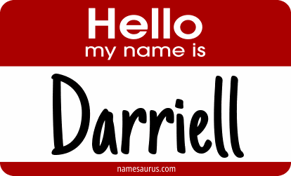 Hello my name is Darriell png download