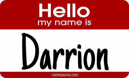 Hello my name is Darrion png download