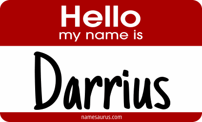 Hello my name is Darrius png download