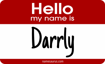 Hello my name is Darrly png download