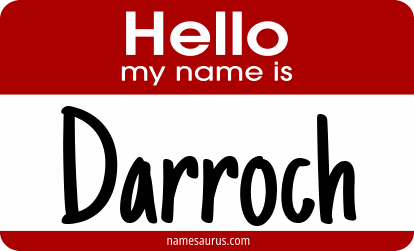 Hello my name is Darroch png download