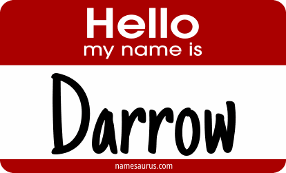 Hello my name is Darrow png download