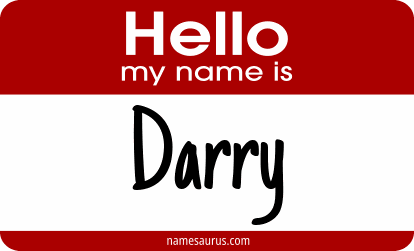 Hello my name is Darry png download