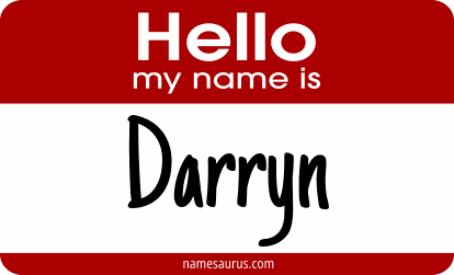 Hello my name is Darryn png download