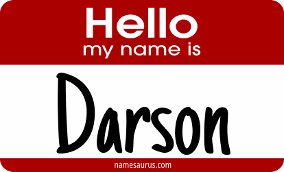 Hello my name is Darson png download