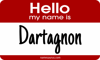 Hello my name is Dartagnon png download