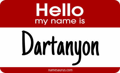 Hello my name is Dartanyon png download
