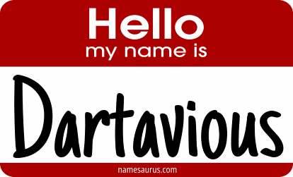 Hello my name is Dartavious png download