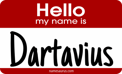 Hello my name is Dartavius png download
