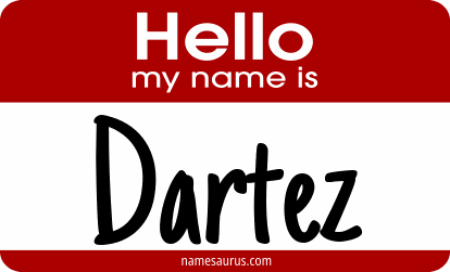 Hello my name is Dartez png download