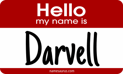 Hello my name is Darvell png download