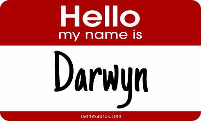Hello my name is Darwyn png download