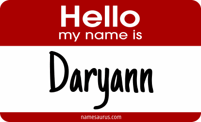 Hello my name is Daryann png download