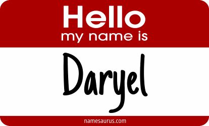 Hello my name is Daryel png download