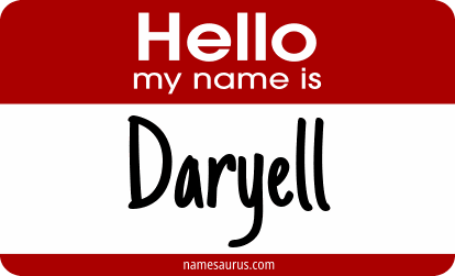 Hello my name is Daryell png download