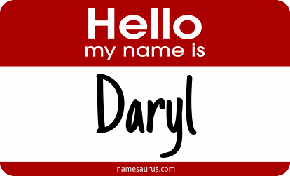 Hello my name is Daryl png download