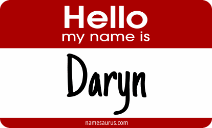 Hello my name is Daryn png download