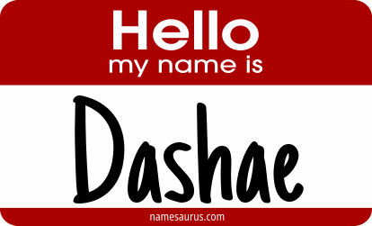 Hello my name is Dashae png download