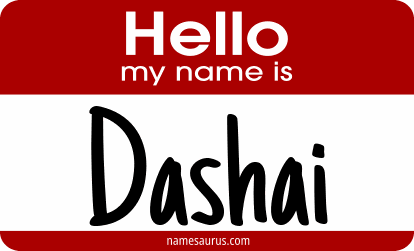 Hello my name is Dashai png download