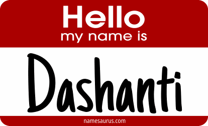 Hello my name is Dashanti png download