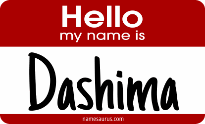 Hello my name is Dashima png download