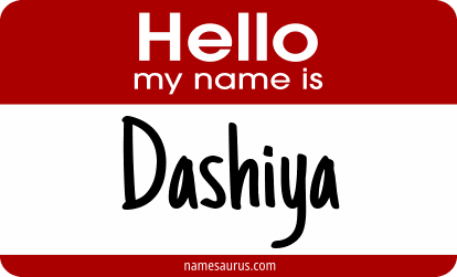 Hello my name is Dashiya png download