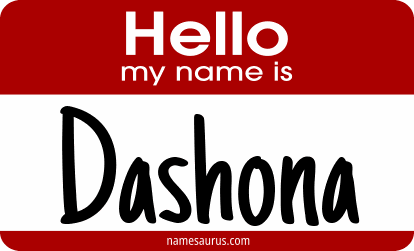Hello my name is Dashona png download