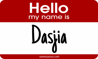 Hello my name is Dasjia png download