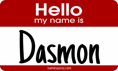 Hello my name is Dasmon png download