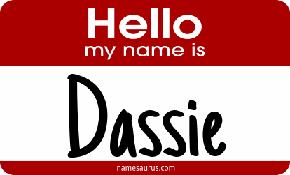 Hello my name is Dassie png download