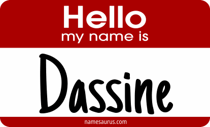 Hello my name is Dassine png download