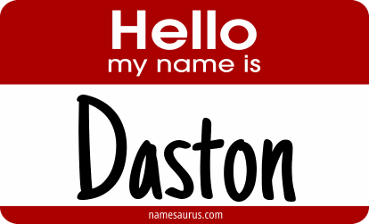 Hello my name is Daston png download