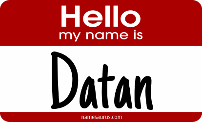 Hello my name is Datan png download