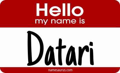 Hello my name is Datari png download