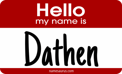 Hello my name is Dathen png download