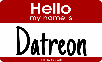 Hello my name is Datreon png download