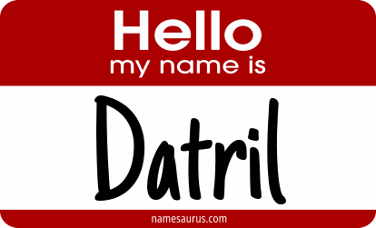 Hello my name is Datril png download